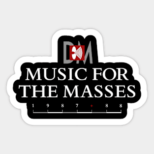 Music For The Masses (Tour) Sticker